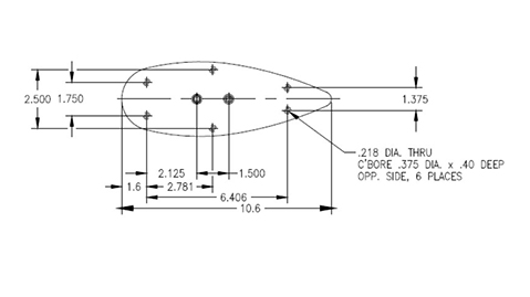 VU10-122 Antenna Diagram