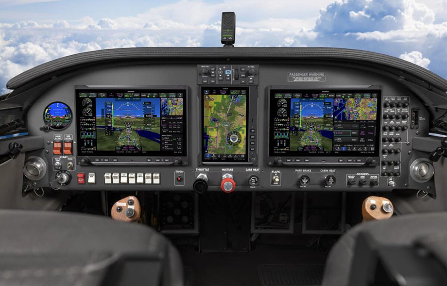 Picture 3 of 3 showing Garmin Axis flight display