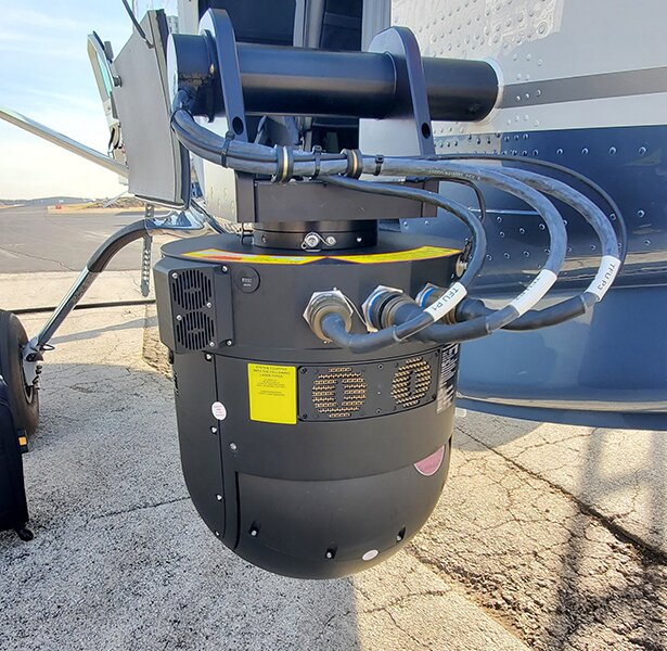 Cessna 208 mounted sensor picture