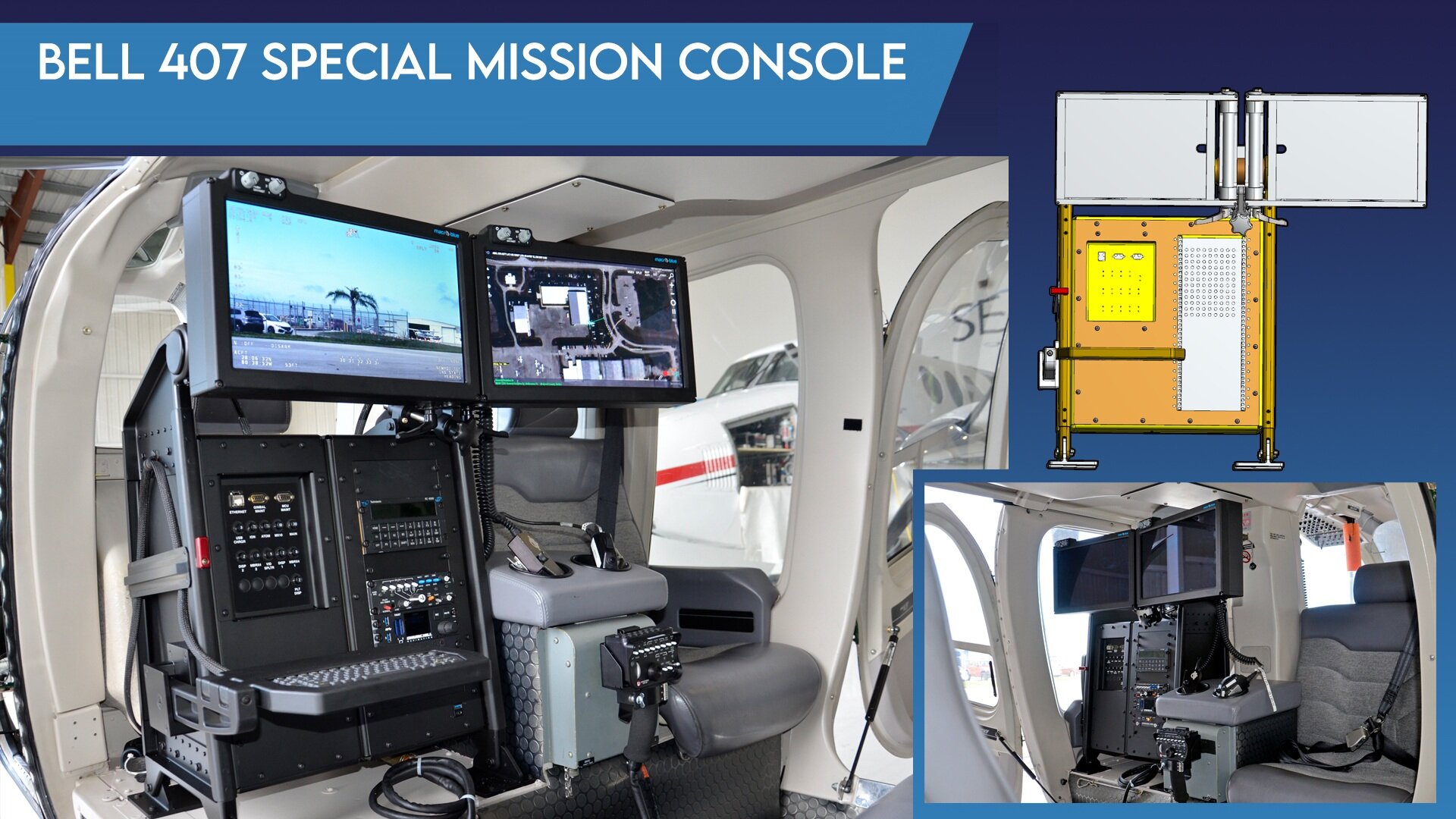 Bell 407 Special Mission Console | SEAEROSPACE.COM