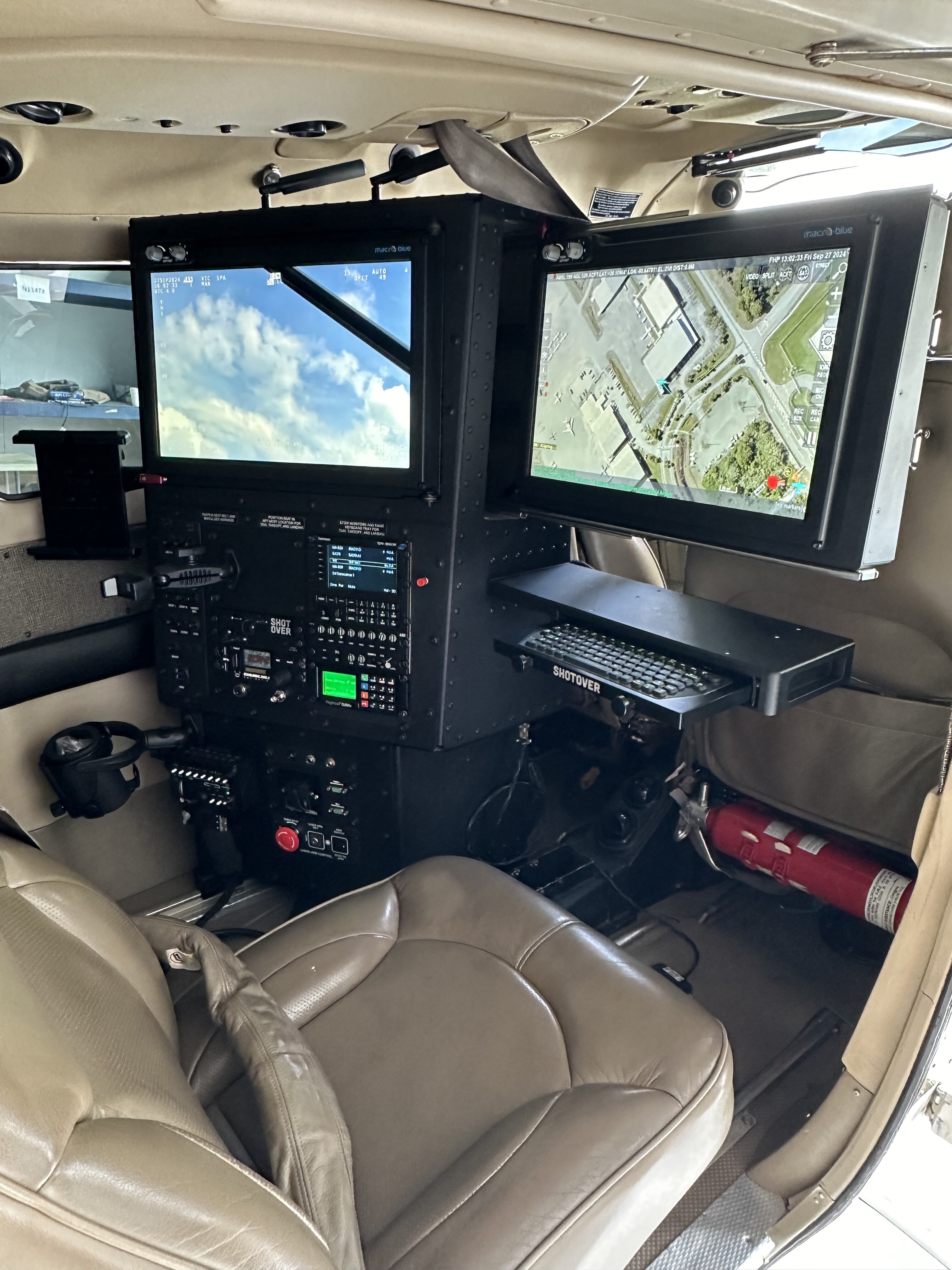 Cessna 206H Special Mission Console | SEAEROSPACE.COM
