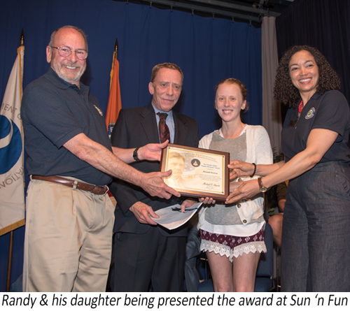 Randy Pickron Receives Award